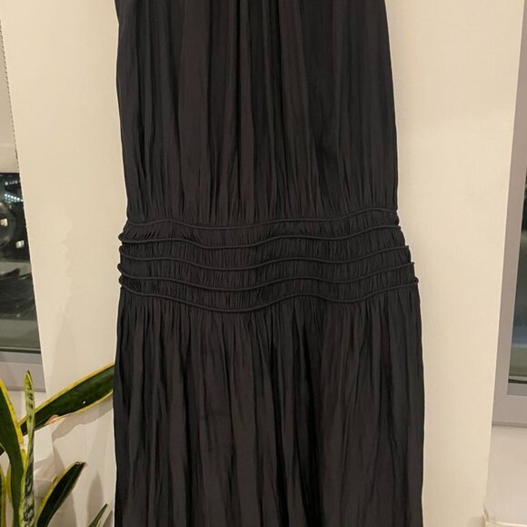 Ramy Brook Audrey Sleeveless Halter Drop Waist Midi size 8 preloved - Picture 12 of 14